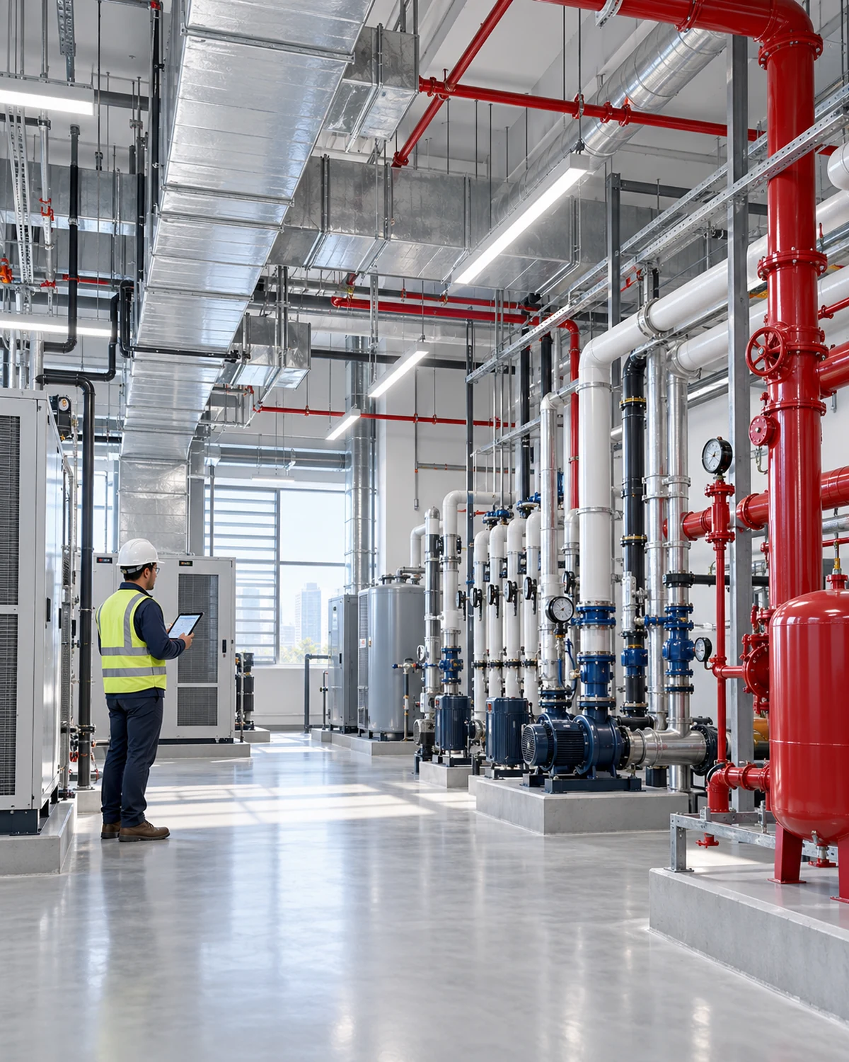 Fire suppression, mechanical and plumbing engineering