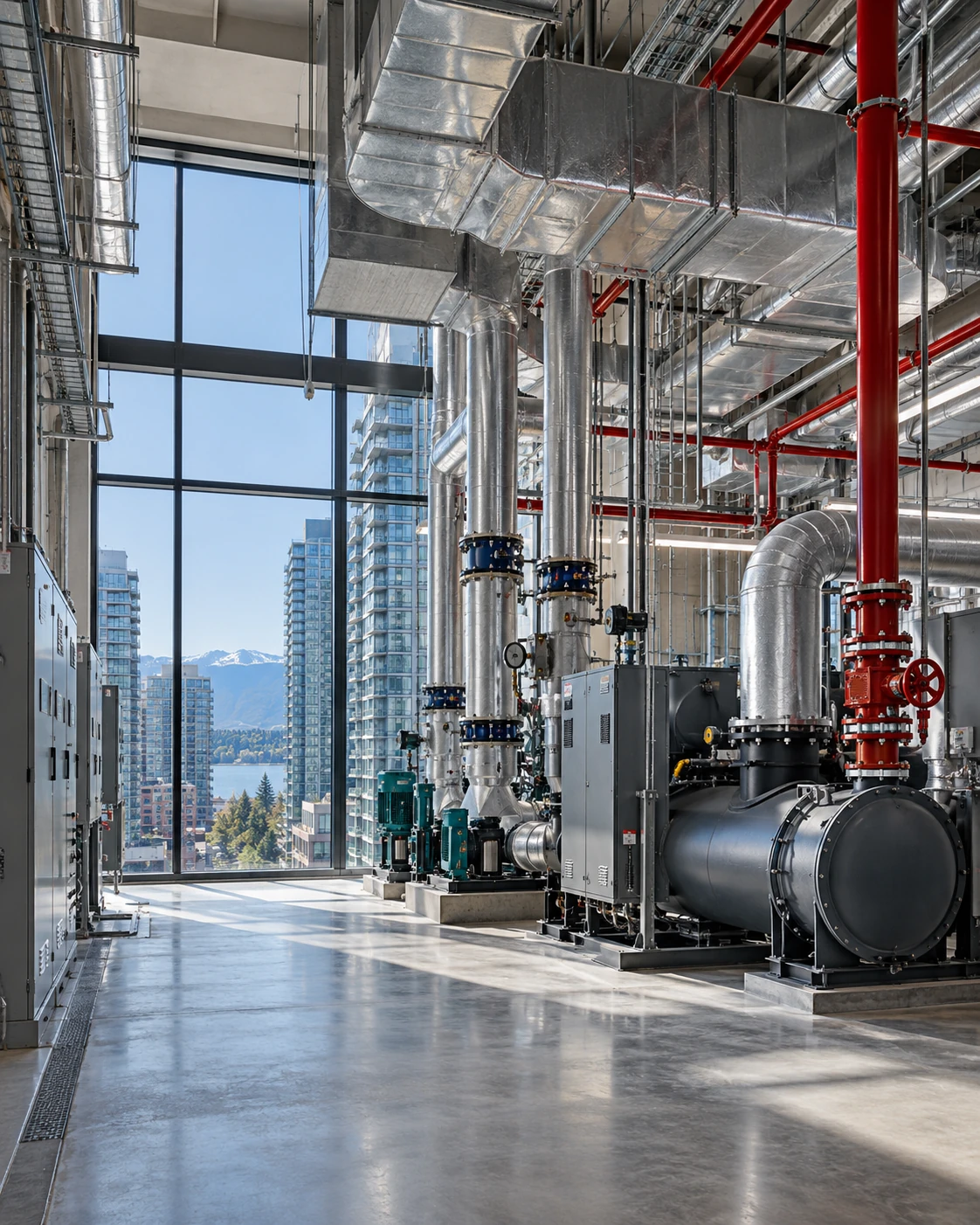 Mechanical, plumbing and fire protection engineering services