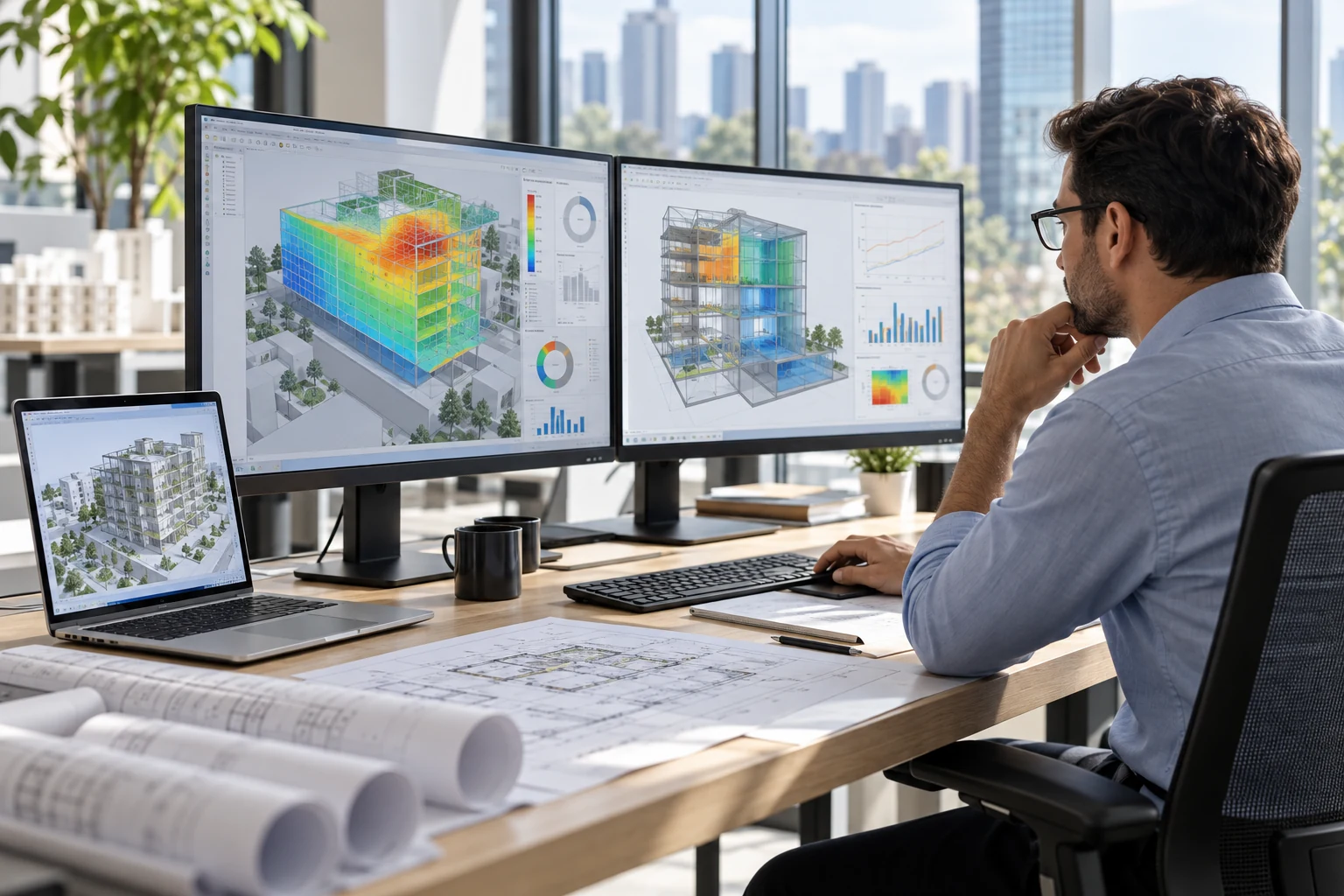 Building energy modeling and energy consulting analysis